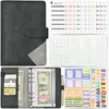 Budget Planner 2024 Cash Envelope Savings Money 6 Holes Binder For Financial Management A6 Loose-leaf Notebook