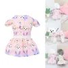 Dog Apparel Spring And Summer Puppy Clothes Monkey Petal Skirt Princess Pet Accessories