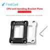 Suporte de CPU FinalCool de resfriamento de computador para Intel 12Th Bending Corrector Frame Protector LGA LGA1700-BCF Fivela Fix Substituto CNC Alumínio