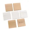 Sticky Stationery Notepad publicerade IT Office Bookmark Notes Khaki / White Kawaii Design Klistermärken i Notebook Memo Pad