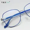 Solglasögon Vicky Metal Recept Egyar Women's Reading Geleglas överdimensionerade Myopia Butterfly Anti Blue Light Glasses Frame PFD3063