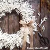 装飾的な花自然乾燥したruscus葉のための家の装飾リッチマネーゴールドシルバークリスタル手作りキャンドルウェディングデコレーション