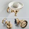 Bathroom Accessory Antique Brass Luxury Paper Holder Toilet Brush Rack Commodity Basket Shelf Soap Dish Towel Ring Hair Dryer 240123