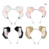 Articoli per feste Cosplay Fascia per orecchie di gatto Donna Studenti Carnevali Personaggio anime Fascia per capelli Orecchie Fasce Cerchietto per capelli di Natale in peluche