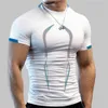 Covrlge été chemise de Sport Sport T-shirt hommes séchage rapide chemise de course hommes t-shirts d'entraînement Fitness hauts surdimensionné à manches courtes T-shirt 240118