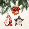 Dekoracje świąteczne 2024 żywica Navidad Santa Claus Wiselant Ornaments na prezent na rok domowy