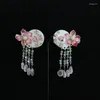 Haarspeldjes Shell Girl Flower Hanfu Clip Haarspeld Oudheid Traditionele Hoofdtooi Handgemaakt