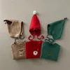 Pagliaccetti in cotone per neonato Natale Babbo Natale Rudolph Felpa per bambina ragazzo con cappello Albero di Natale Autunno Inverno Abbigliamento maglione 240131