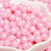 Articoli per feste 50 g di perle di zucchero rosa colorate commestibili Palline di perle per dolci cosparse di materiale decorativo