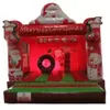 Stampa esterna personalizzata Trampolini di Natale di natalizio a tema Snowman Bounce House Castle Playground Equipment