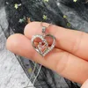 Pendentifs Véritable 925 en argent Sterling pendentif colliers maman avec fils amour coeur CZ diamant fête des mères cadeau bijoux fins