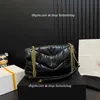 Puffer Loulou Bag Women Luxury Designer Stora Mini Chain Påsar Tote Shoulder Crossbody Handbags Classic Soft Leather Plånbok Purse