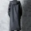 레이싱 재킷 검은 비옷 에바 남성 장기 확대 된 챙 자세 레인 자켓 방수 방수 및 가벼운 포장 가능 야외
