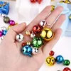 Articoli per feste 5-50 pezzi 6-25mm decorazioni natalizie Jingle Bells ciondolo in argento dorato ornamenti per l'albero campana perline sciolte artigianato