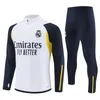 2024 Real Madrid Tracksuits VINI JR BELLINGHAM Futebol Treino Homens Kit Kids MBAPPE PSGES Treinamento Terno Futebol Sportswear Chandal Futbol Survetement Jacket