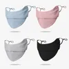 Bandanas Sunscreen Breathable Silk Mask Summer UV Protection Sunshade Eye Riding Women Half Face Cover