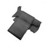 Couvre-volant pour Renault Logan 1 Clio 2 Twingo Symbole Lada Largus Nissan Almera 3 Tresse à la main Couverture de voiture Garniture en cuir Noir