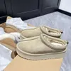 Boos Designer Classic Ultra Mini Laarzen Snowboot Platform Dames Heren Bont Schapenvacht Tasman Tazz Chesut Zand Mosterdzaad Beige Drijfhout 398