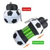 Vattenflaskor Fold Bottle Cups Mugg Outdoor Sports Basketball Football Baseball Tennis Golf School Leakproof Portable Kids