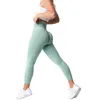 Nvgtn Leggings sans couture Spandex Shorts femme Fitness élastique respirant hanche-levage loisirs sport Spandex collants 240131