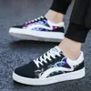 Zapatos De skate Unisex con estampado De moda para Hombre y mujer, zapatillas planas informales De lona con plataforma baja, Zapatillas De Hombre 240202