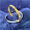 Cuff Ayat Kursi Bangles For Women Gold Stainless Steel Arabic Bracelet Messenger Islam Quran Muslim Men Jewelry Gift Support Large Q Dhzfh