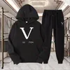 Kvinnor Tracksuits Designer Tracksuits Women Sweater Tracksuits Spring Autumn New Casual Hooded tröja Set av högkvalitativ brevtryck Trend Womens kläder