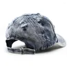 Kapity z piłką w trudnej sytuacji, podrywana dżinsowa czapka baseballowa dla mężczyzn Kobiet Retro Classic Cotton Trucker Hat Unisex Style