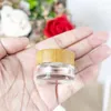 병 5ml Clear Glass Eyes Cream Cosmetics 빈 바이알 맞춤형 선물 재사용 가능한 스킨 케어 제품 항아리 6pcs