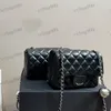 Bolsa de bola de prata Woc elegante bolsa de ombro feminina 20cm couro diamante verificação prata hardware fivela de metal bolsa de luxo bolsa matelassê corrente crossbody bolsas de maquiagem