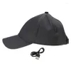 Ball Caps Adult Unisex All-Match Baseball LED Light Up Nightclub Bar Glitter Hat For Men Dancing Drop