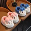 Slipper Baby Toddler Winter Slippers Children Cute Cartoon Rabbit Home Kids Indoor Warm Plush Slides Child Floor Shoes For Girls