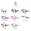 Sunglasses Frames Big Frame Women Glasses Fashion Cat Eye Clear Lens Brand Oversized Female Half Optical Eyeglasses 2024