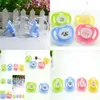 Pacifiers Pacifying Play Mouth Round Head Flat Printed Baby Pacifier Drop Delivery Otukx