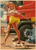 Målningar Tidigare Sovjetunionen Stalin Sovjetunionen CCCP Pin Up Girls Propaganda Affischer Hem Rum Bar Bar Dekoration Väggklistermärke Konstmålning