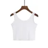 Women's Tanks 2024 Fashion Sexy Women Candy Colour Tops Short Cotton Casual Camisole Tube Top Female Sleeveless Cropped Vest