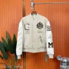 Off White Jacket White Fox Blak marka męska kurtka płaszczowa zima biała moda nowa wełniana bombowca i damska baseball 101 poza kurtką białą kurtkę lis 814