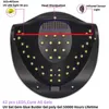 168W 42LES Manikür Profesyonel LED UV kurutma lambası Otomatik Sensör Akıllı Tırnak Salonu Ekipmanı Araçları240129