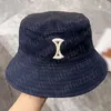 Stickerei Brief Fischer Hüte Outdoor Urlaub Eimer Hut für Frauen Männer Geizige Krempe Snapback Designer Fisherman Cap