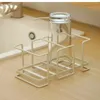 Kitchen Storage Iron Paper Cup Rack Creative Rust-Proof Metal Holder Organizer For