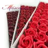 35 colores Dia4.5cm Jabón Cabeza de rosa Belleza Boda Regalo del día de San Valentín Ramo de boda Decoración del hogar Arte floral de mano 240202