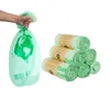 Biodegradable Garbage Bag Corn Starch Kitchen Household Compostable Flat Mouth Garbage Bag Degradable Trash Bag 240125