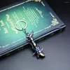 Keychains League of Jinx Cannon Keychain LOL Key Chain Keyring Legend for Men Women Game Accessories Car Ring Llaveros