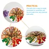 Wall Clocks Unique Round Clock Funny Pizza Pattern Hanging Western Restaurant Decor