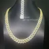 Hip Hop Jewelry Buss Down Brass Aaaaa Cz Cuban Link Chain Customized Iced Out Necklace Cuban Chain