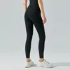 AL Yoga Leggings taille haute sans couture cotonneux doux sur toute la longueur sans ligne en T Pantalon de sport pour femme Pilates Pickleball Pantalon de survêtement Gym Running Pantalon de survêtement extensible serré