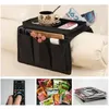 Storage Bags Organizer Remote Control Holder Bag On TV Sofa Corrimao Braco Resto 6 Pockets Handrail Couch Armrest Arm Rest