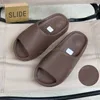 Designer Slides Hausschuhe Herren Damen Slide Clogs Schwarzer Onyx Reiner Knochen Schiefer Grau Granit Braun Gummi Slipper Sandalen Slider Strandschuh mit Box 36-48