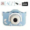 Mini Camera Kids Toys For Boysgirls Digital Toddler med video med 32 GB SD -kort födelsedagspresenter 240131