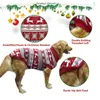 Vêtements pour chiens Laid Noël Renne Pull Noël Pet Hiver Tricots Vêtements Chaud Col Roulé Tenue Pour Moyens Grands Chiens